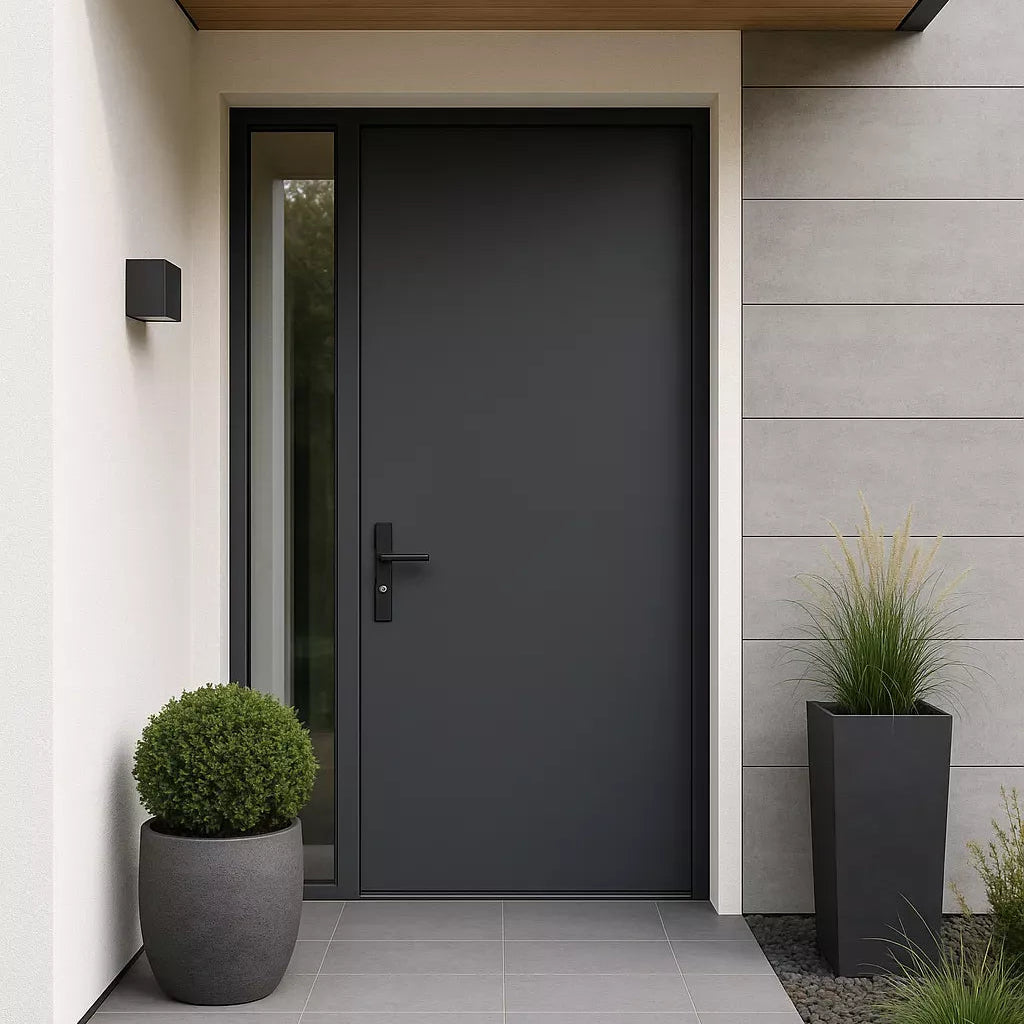 Contemporary Flush Entry Door for a Striking Modern Entrance