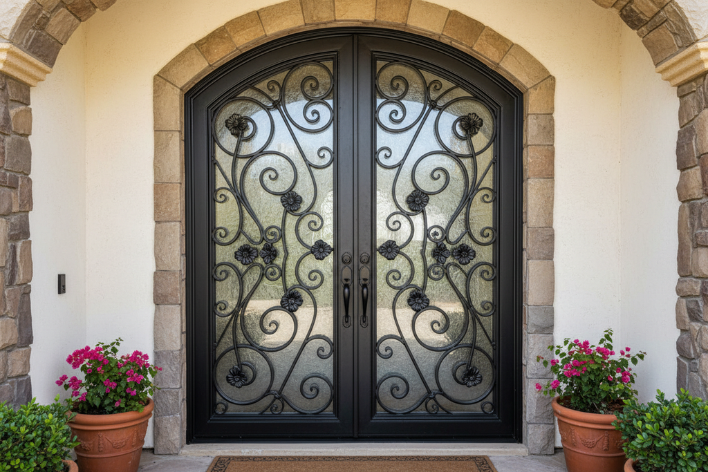 Affordable Wrought Iron Style Doors