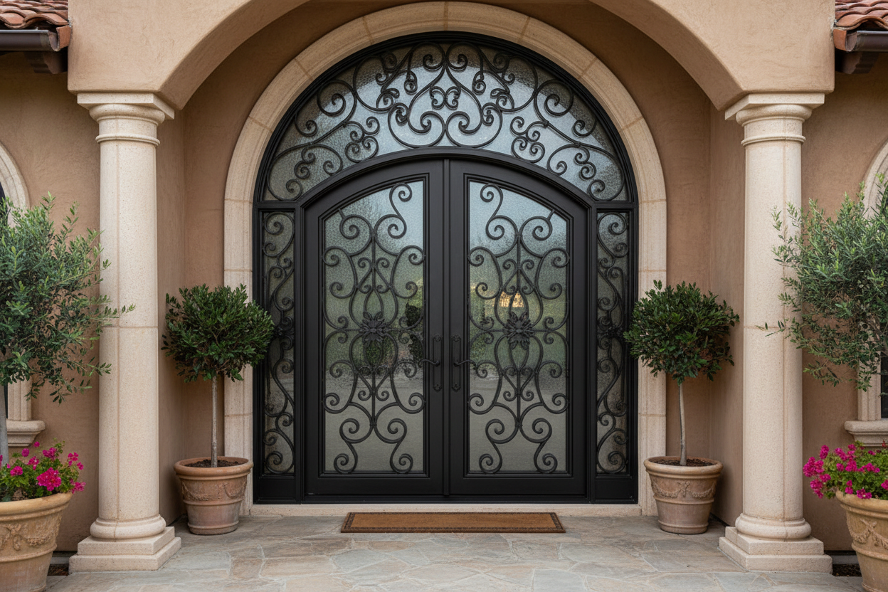 Affordable Wrought Iron Style Doors