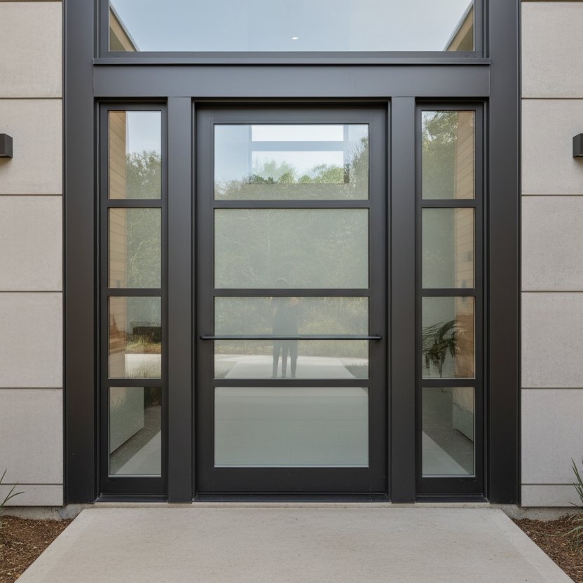 Aluminum frame exterior Front Door