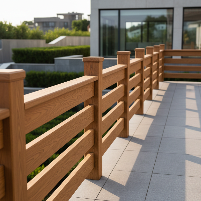 Durable Construction Tailored WPC Railings