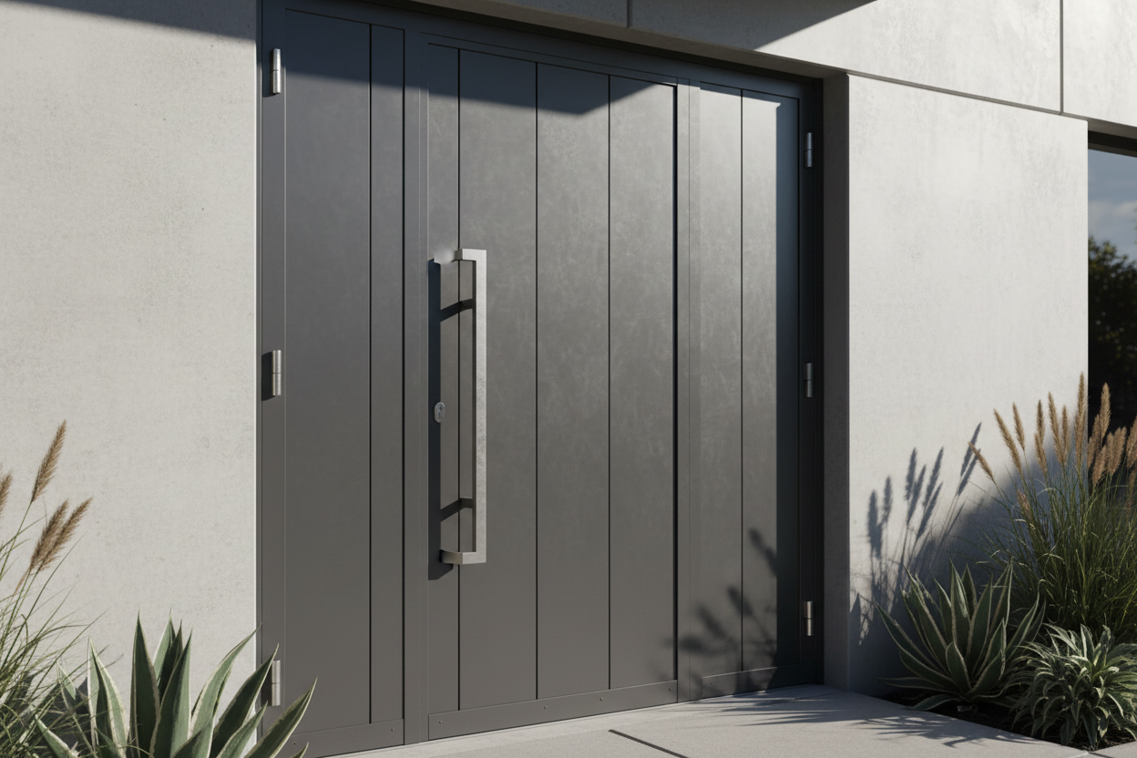 Exterior Aluminum Board Door