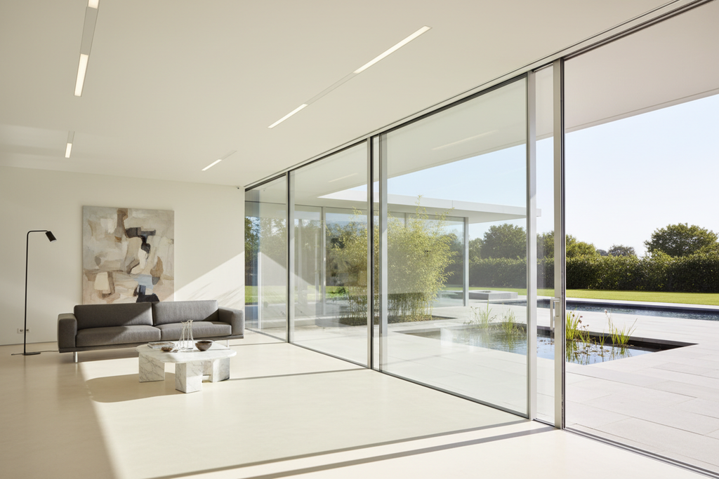 Frameless Glass Sliding Doors for a Sleek, Modern Look