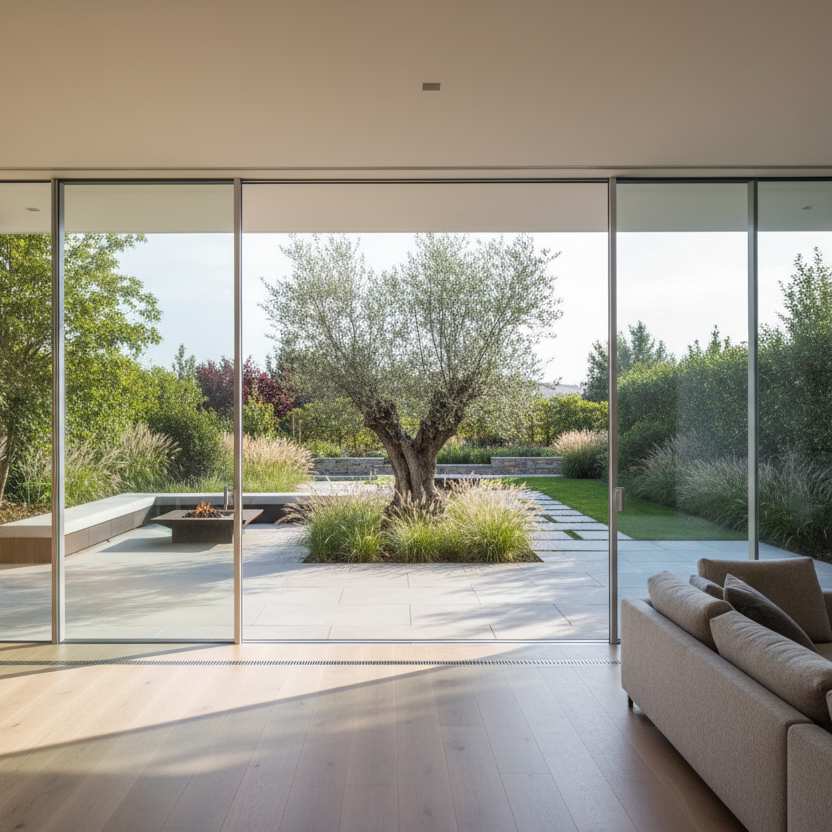 Frameless Glass Sliding Doors