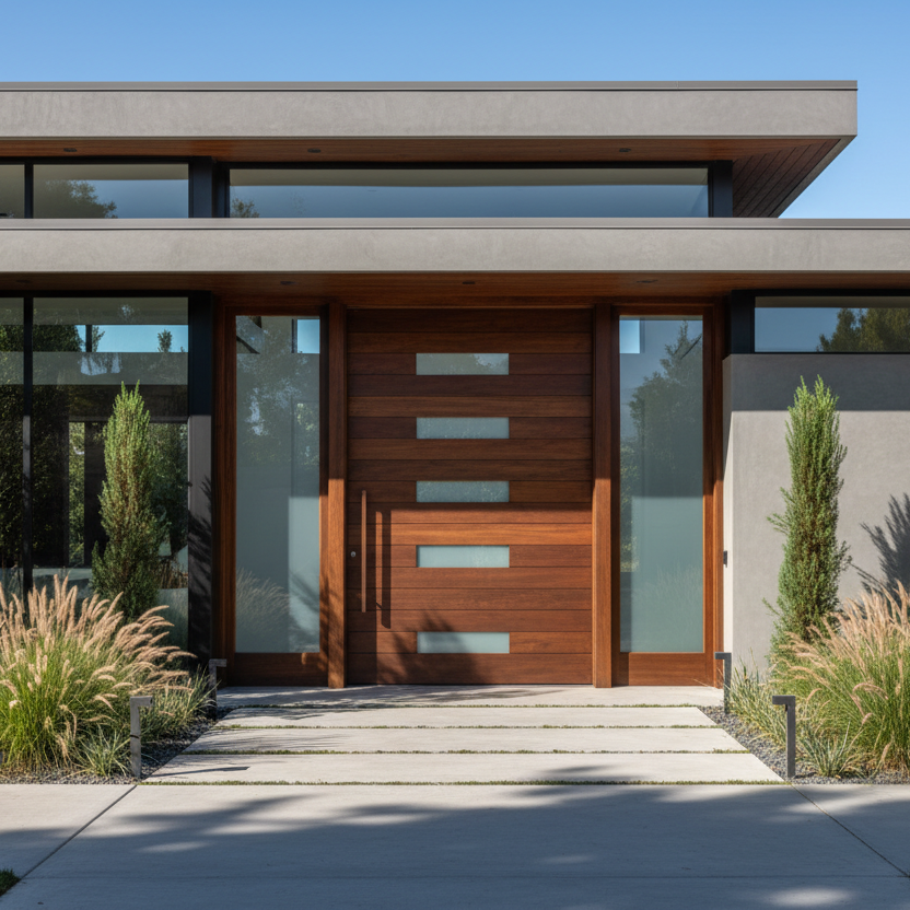 House wooden Pivot Door