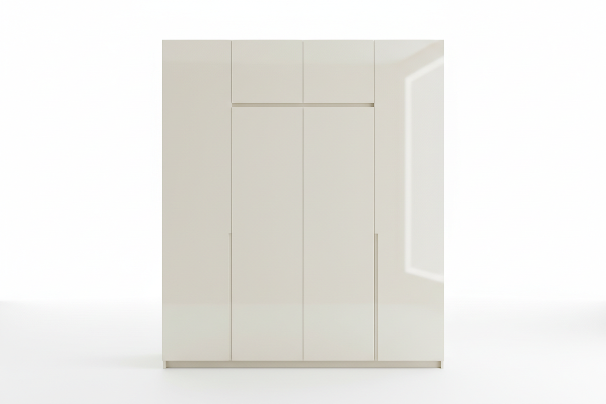 Lacquer finish wardrobe