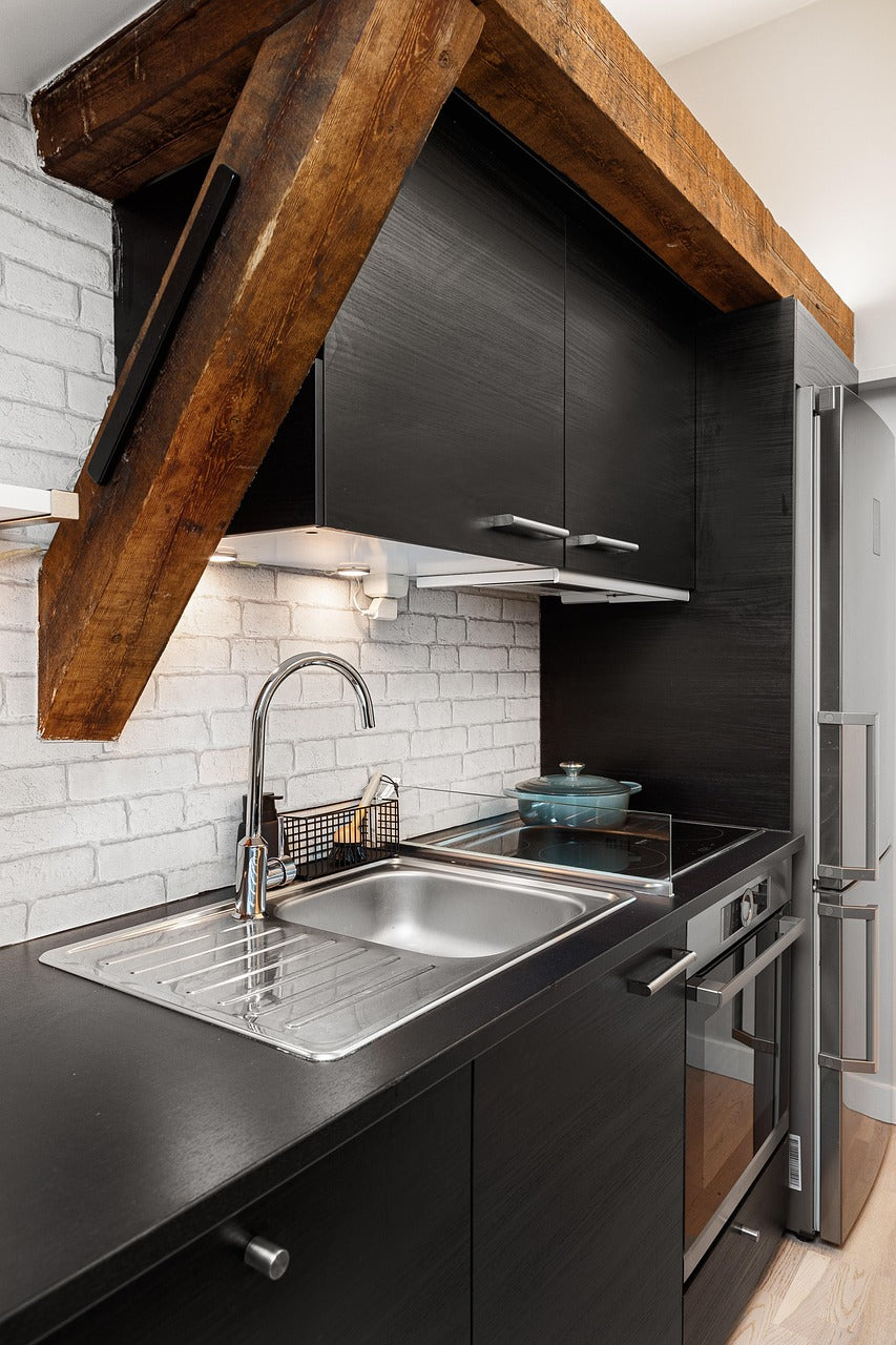 Modern Pantry Flat Panel Melamine Kitchen Cabinet for Cupboard - Anewson