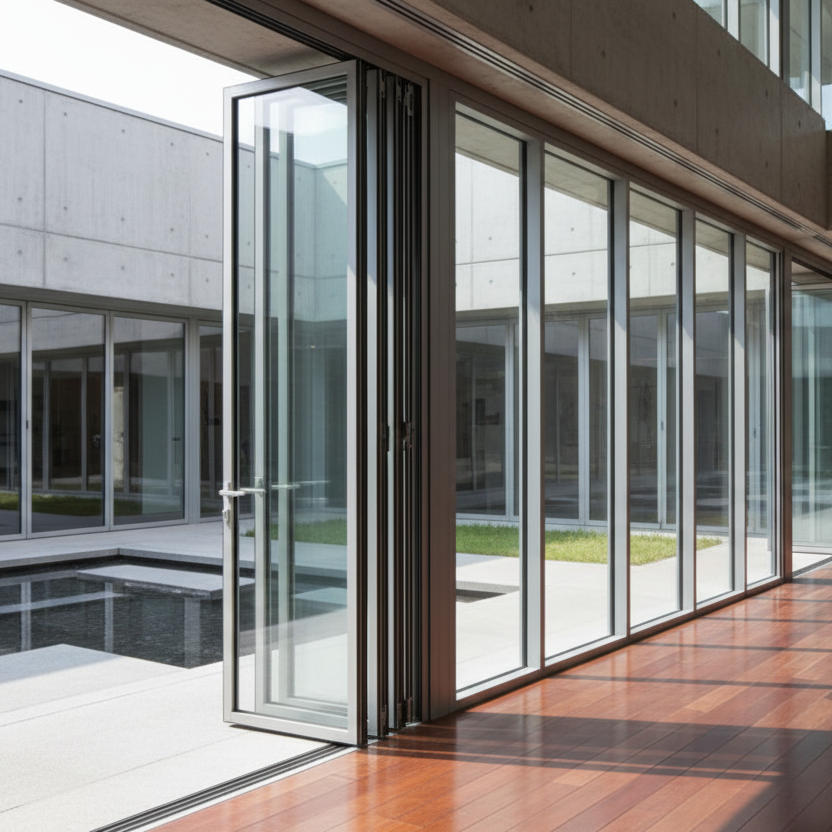 Modern Aluminium Folding Windows 