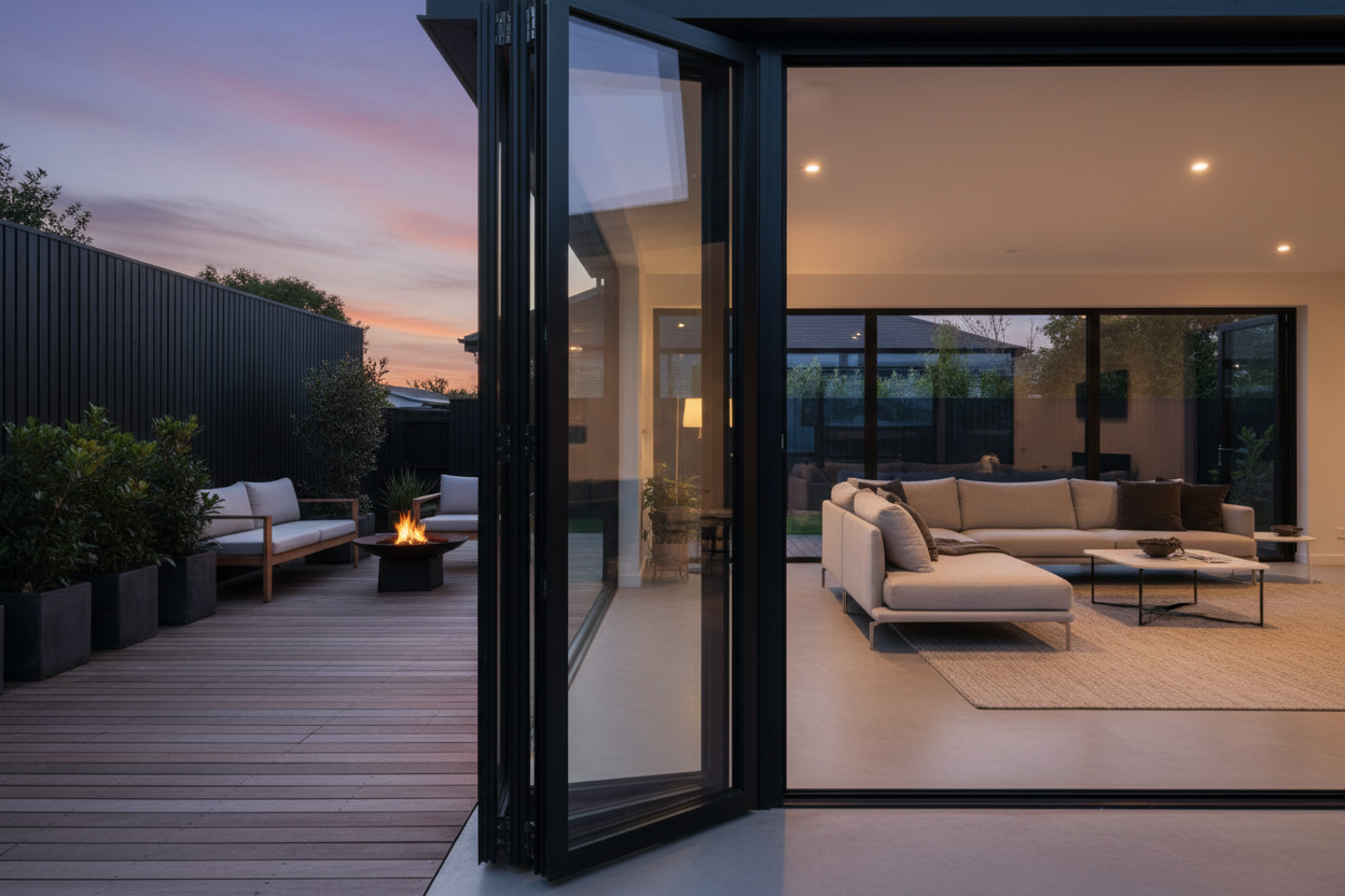 Modern Aluminium Folding Windows 