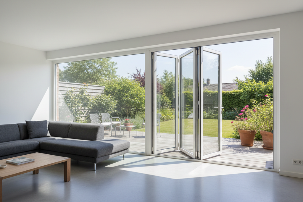 Modern Aluminium Folding Windows 