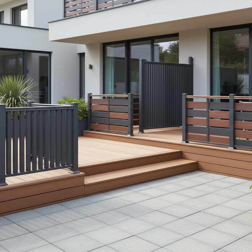 Modern WPC Railing Designs