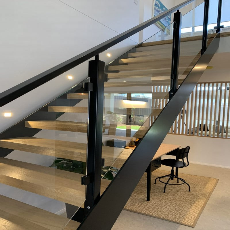 Durable Indoor Glass Railing for Decks & Balconies | Post-Supported - Anewson