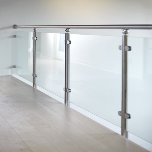 Durable Indoor Glass Railing for Decks & Balconies | Post-Supported - Anewson