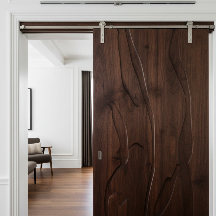 Premium Solid Wood Pocket Door