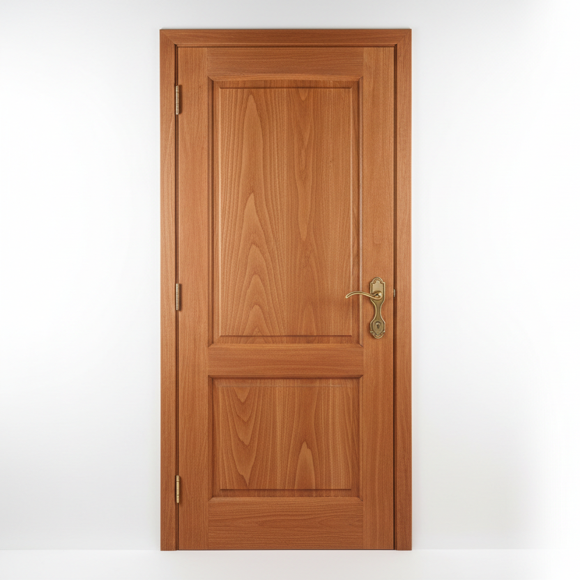 single leaf wooden door