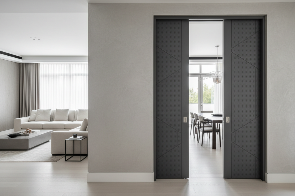 Soundproof Pocket Doors for Privacy in Open-Concept Homes