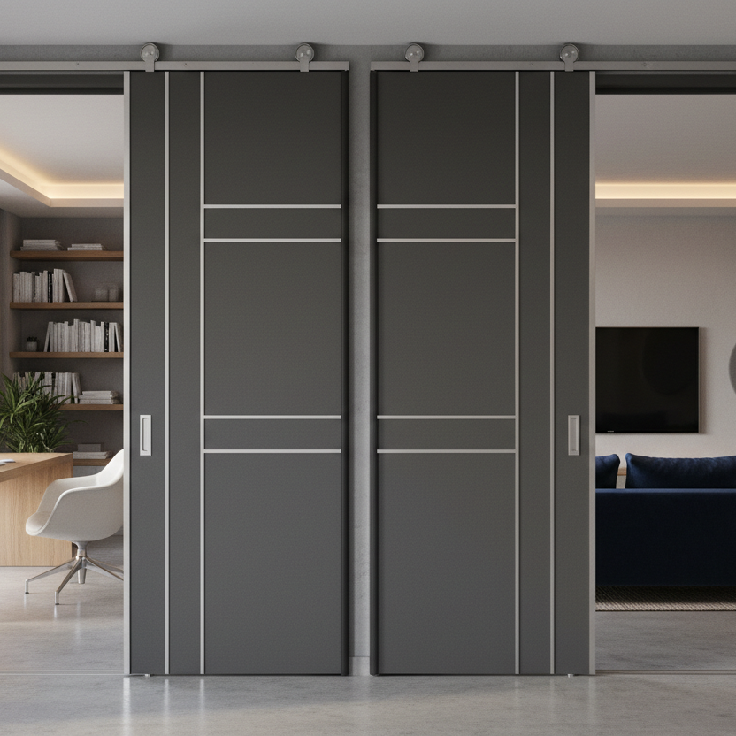 Soundproof Sliding Doors for Home Offices & Media Rooms