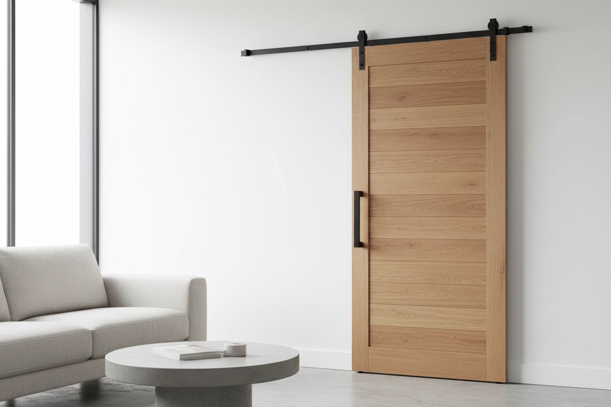 Space-Saving Sliding Barn Doors
