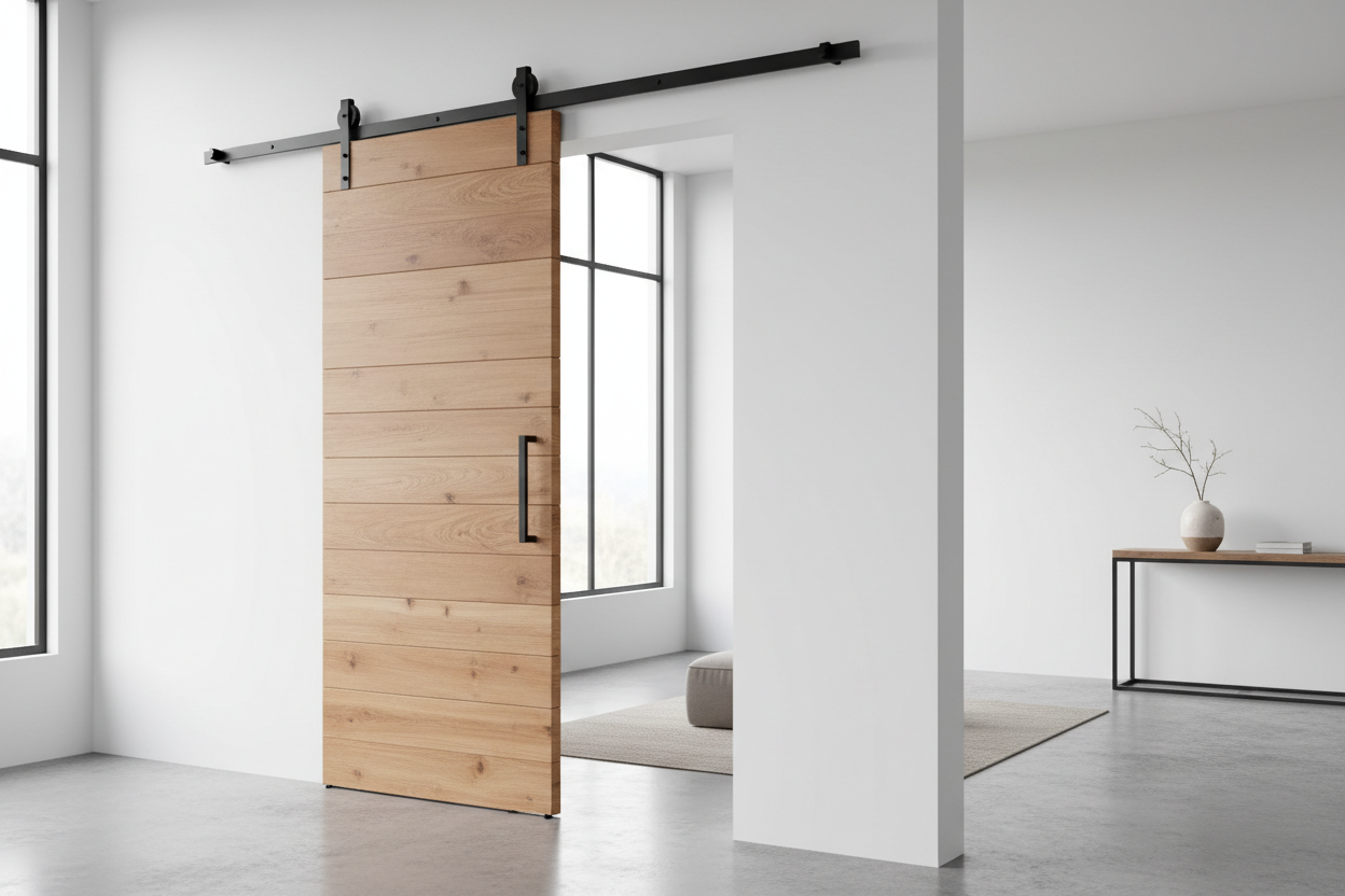 Space-Saving Sliding Barn Doors