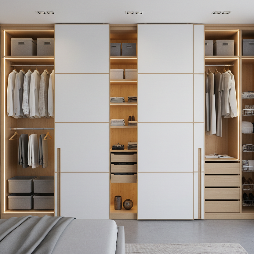 Space-Saving Wardrobe 