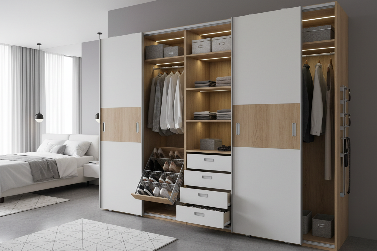 Space-Saving Wardrobe 