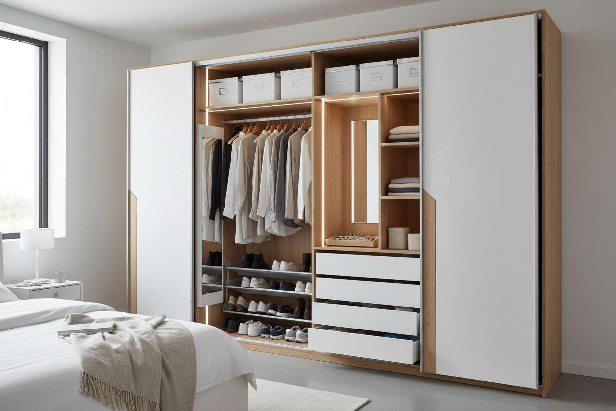 Space-Saving Wardrobe 