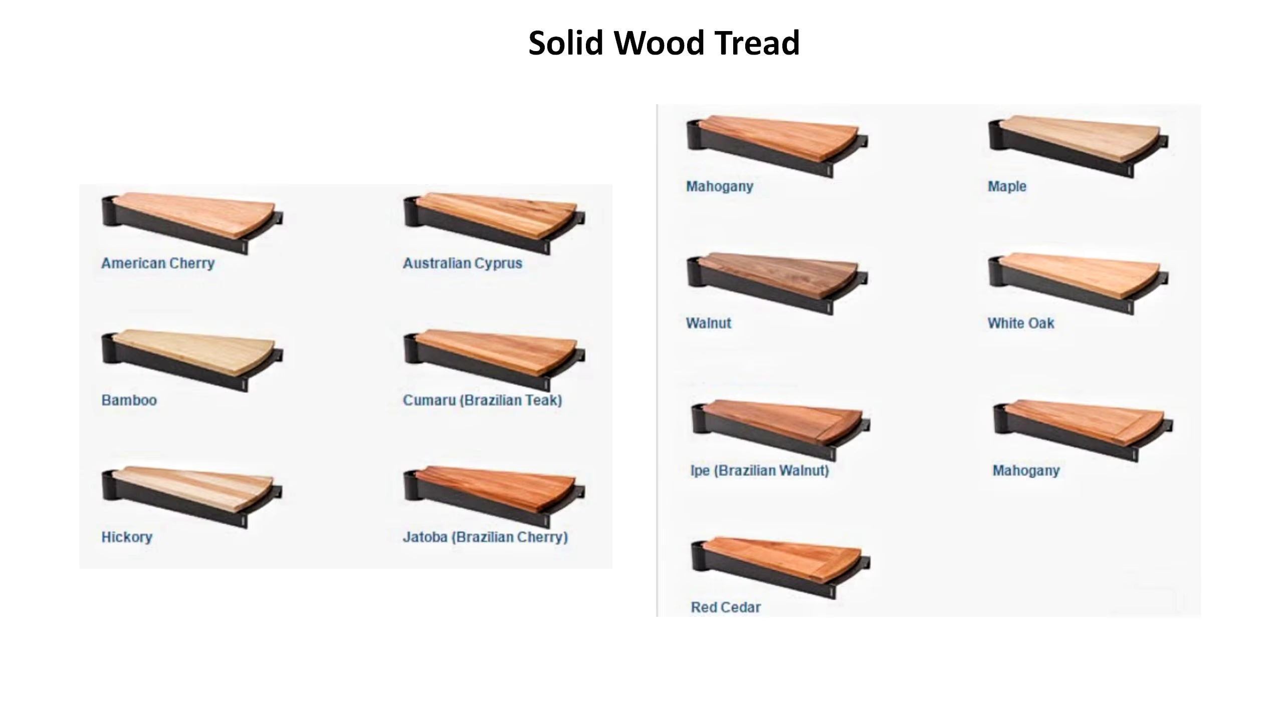 WOLID WOOD TREAD