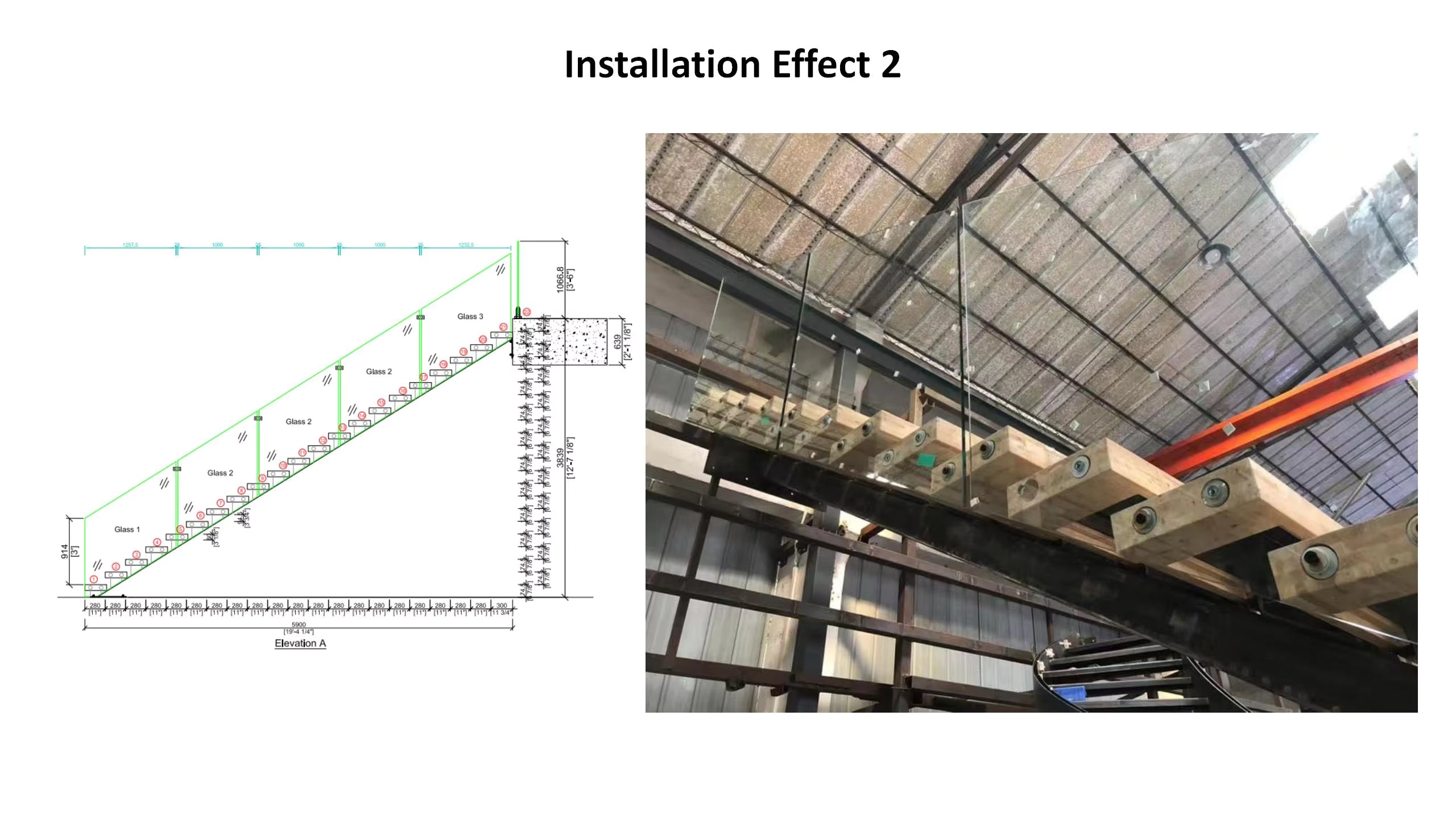 drawing of staircase