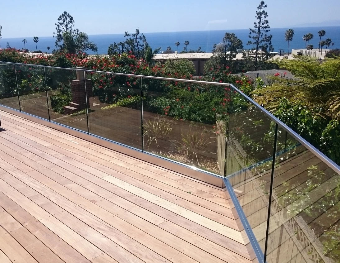 Elegant Sleek Modern Excellence U channel Railings - Anewson