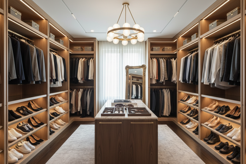 Open-Concept Walk-In Closet Design for Spacious Bedrooms – Anewson